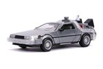 Back to the Future 2 - Delorean 1:24 Scale Hollywood Ride Diecast with Lights