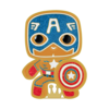 Marvel Comics - Captain America Gingerbread Enamel Pop! Pin (Marvel Pins #37)