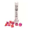 Lab Dice - Nebula Polyhedral Black Light Special 7-Die Test Tube Set