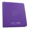 Palms Off Collector’s Series 12 Pocket Zip Binder- PURPLE