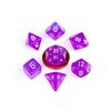 Dice - Mini Polyhedral Dice Set: Stardust Purple