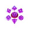 Dice - Mini Polyhedral Dice Set: Stardust Purple