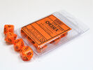 Vortex - Orange/black Set of Ten d10s