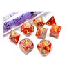 Lab Dice - Vortex Polyhedral Underworld/Yellow 7-Die Test Tube Set