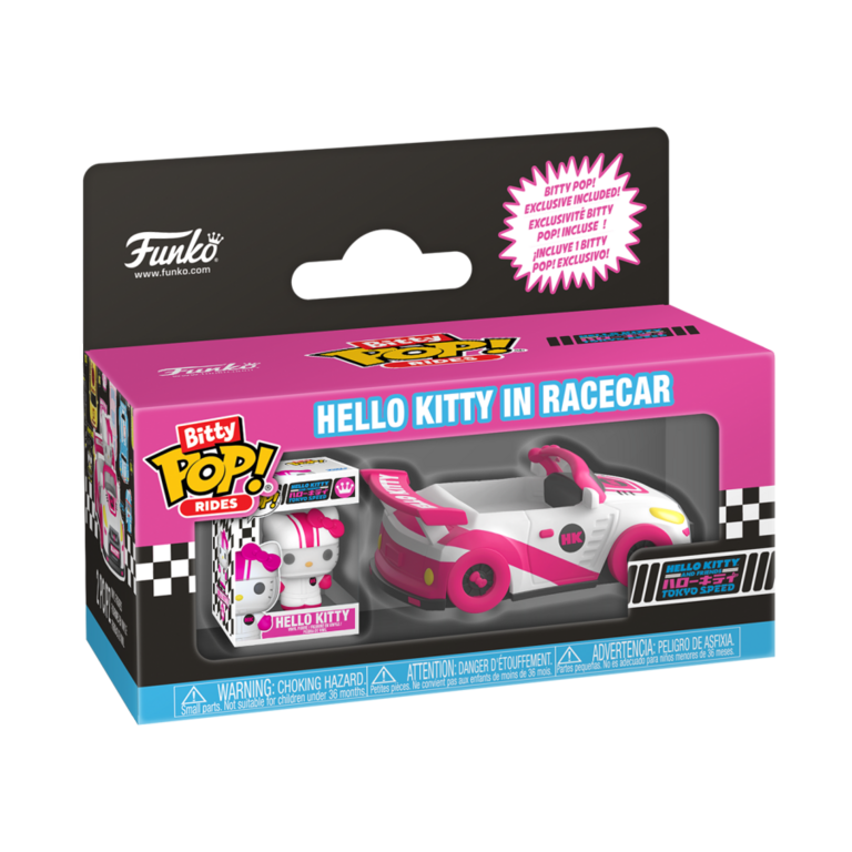 Hello Kitty - Hello Kitty with Racecar Bitty Pop! Ride - Retrospace