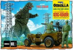 Godzilla: Invasion of the Astro-Monster! – Willys MB Army Jeep 1:25 Scale Model Kit