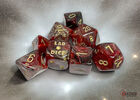 Lab Dice - Borealis Polyhedral Cosmos/gold 7-Die Set (with bonus die)