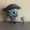Pirates of The Caribbean Loose Funko Pop Cursed Barbossa #208 Disney Vinyl Figure set SDCC (Secondhand)
