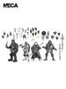 Teenage Mutant Ninja Turtles -  x Universal Monsters Mutant Monster Mash Ultimate Action Figure 4 Pack