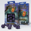 Q Workshop - Call of Cthulhu Horror on the Orient Express Black & purple Dice Set