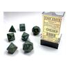 Chessex - Opaque Polyhedral Dice Set Dusty Green/Copper Polyhedral 7-Die Set