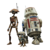 Star Wars: The Book of Boba Fett - R5-D4, Pit Droid, and BD-72 1:6 Scale Figure Set