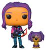 Hawkeye - Kate Bishop & Lucky Black Light Pop! Vinyl Figure (Marvel #1212)