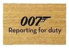 James Bond - 007 Reporting for Duty doormat