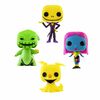 The Nightmare Before Christmas - Blacklight Pop! Vinyl 4-Pack (Disney)