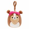 Squishmallows - Andres the Sheltie 9 cm Clip-On Plush