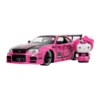 Hello Kitty - 2002 Nissan GTR (R34) with Hello Kitty 1:24 Scale Diecast Vehicle