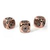 Dice - Copper Circuit Design d6 (Metal Plated) Dice