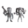 Suicide Squad (2016) - Harley Quinn & Joker 4" Bare Metal 2 Pack