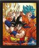 Dragon Ball Z 3D Poster Friends or Rivals Print Framed