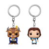 Beauty and the Beast - Belle & Beast Pop! Keychain 2 Pack