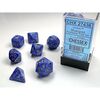 Dice - Vortex Blue with gold Signature Polyhedral
