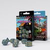 Q Workshop - Arcade Blue & yellow Dice Set