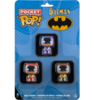 Batman - 75th Anniversary Batman Yellow, Purple & Orange Pocket Pop! Vinyl Figure Carded 3-Pack