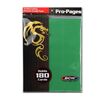 BCW 18-Pocket Pages Sideloading Green 10ct
