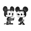 Disney - Pilot Mickey Mouse & Minnie Mouse Black & White D23 Pop! Vinyl Figure 2-Pack (Disney)