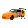 Naruto - 2001 Honda S2000 (with Naruto Figure) 1:24 Scale Diecast Vehicle Set