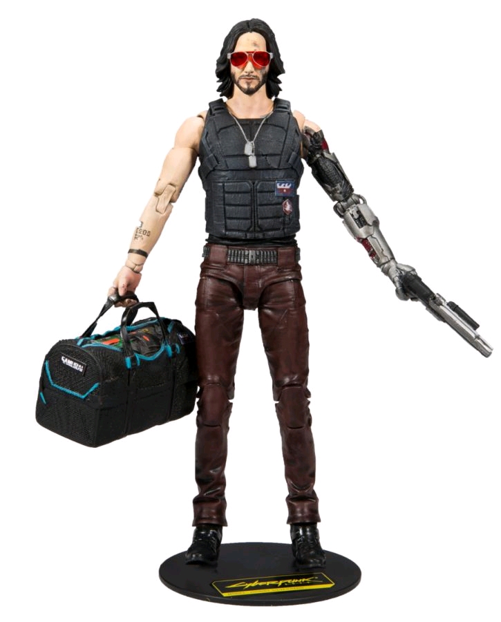 CYBERPUNK 2077 JOHNNY SILVERHAND BAG VARIANT 18CM ACTION FIGURE MCFARLANE TOYS