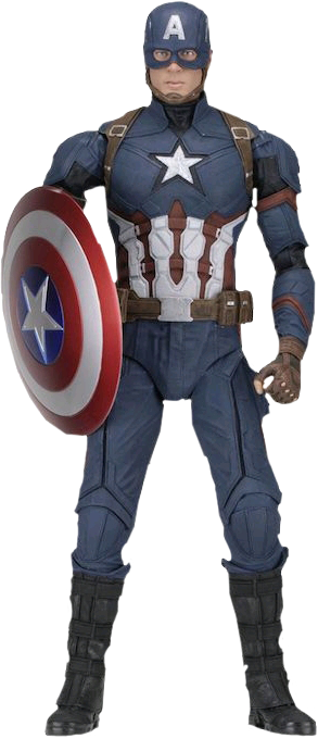 Captain America NECA 1//4 Scale Figure Captain America: Civil War