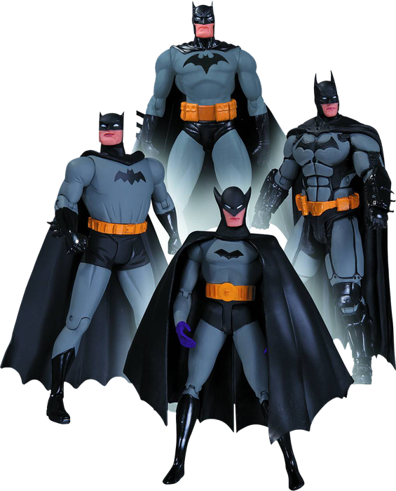 action anniversary batman figure set pack four 75th Batman Action Figure Pack Anniversary  Retrospace  75th  4
